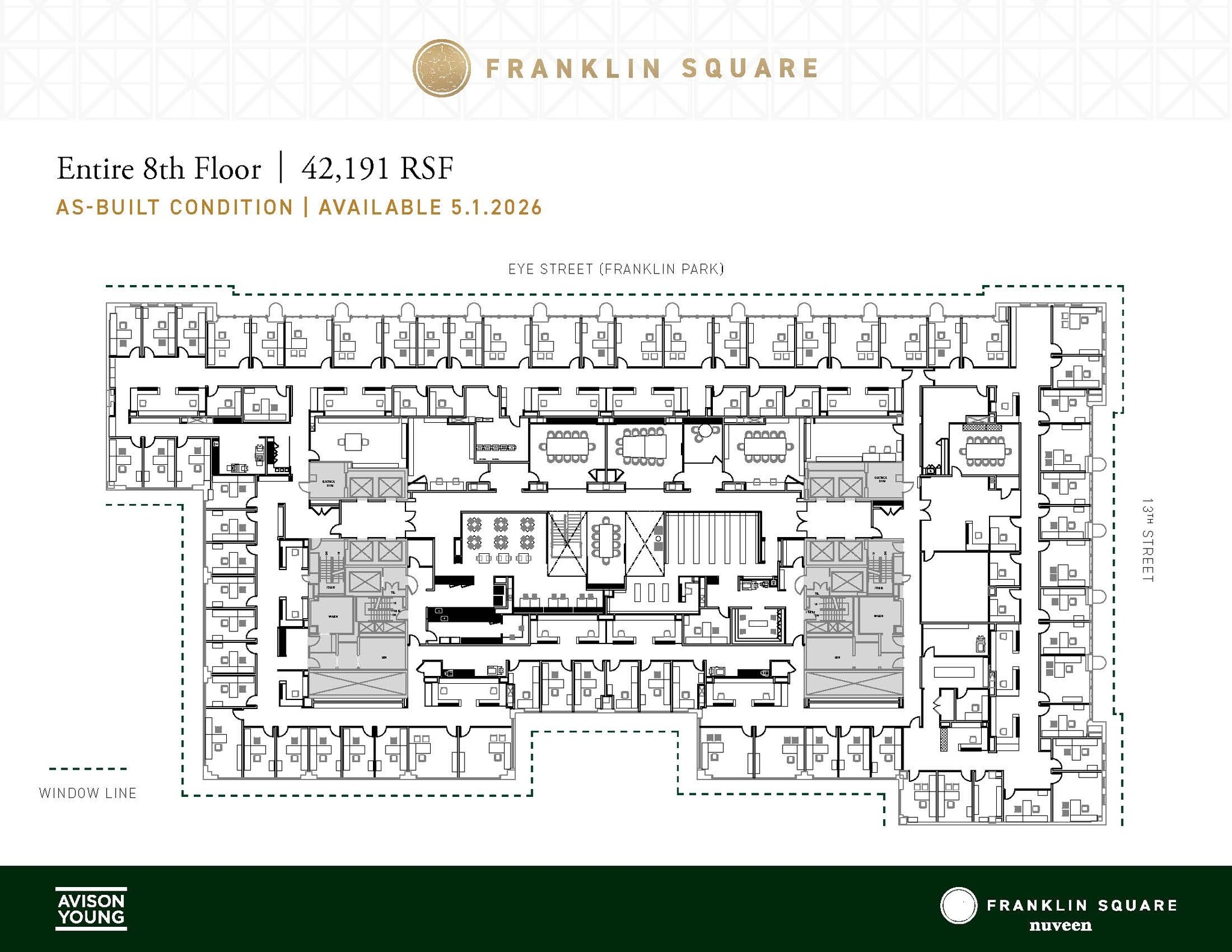 1300 I St NW, Washington, DC for lease Floor Plan- Image 1 of 2