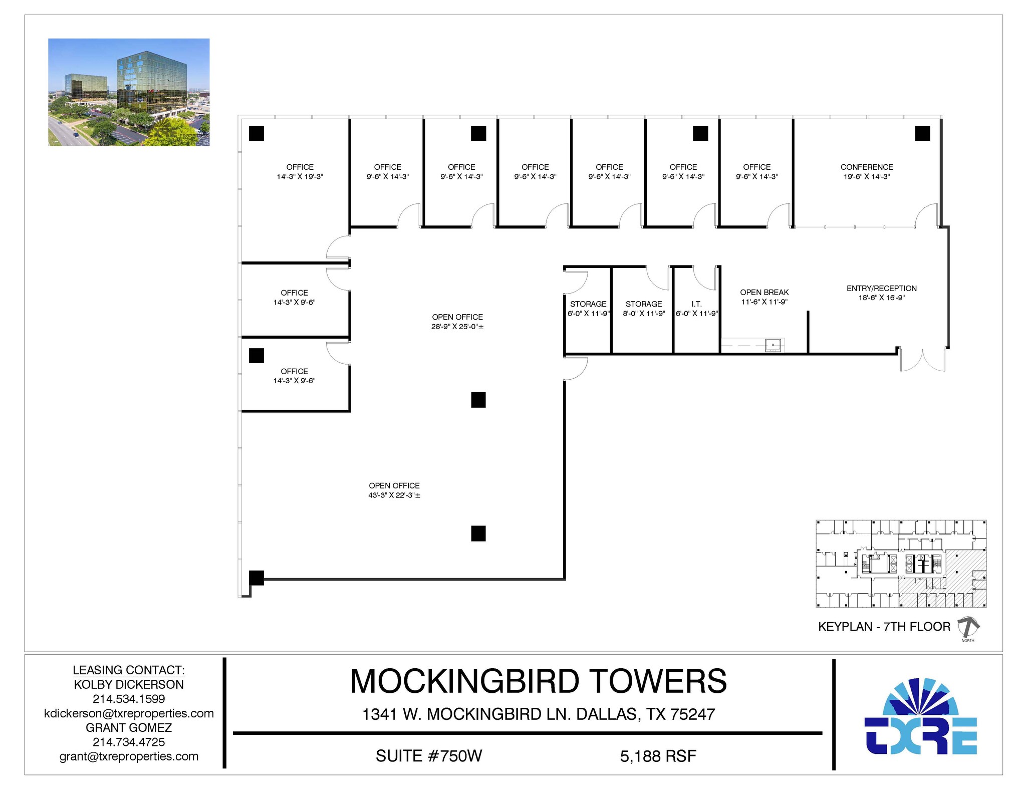 1341 W Mockingbird Ln, Dallas, TX for lease Floor Plan- Image 1 of 1