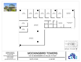 1341 W Mockingbird Ln, Dallas, TX for lease Floor Plan- Image 1 of 1