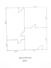 388-398 W 80th Pl, Merrillville, IN for lease Floor Plan- Image 1 of 1