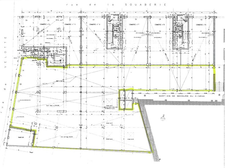 Retail in Montbéliard for lease - Floor Plan - Image 3 of 4