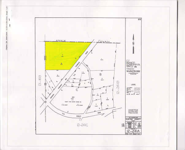 3929 Thurman Rd, Conley, GA for sale - Plat Map - Image 1 of 1