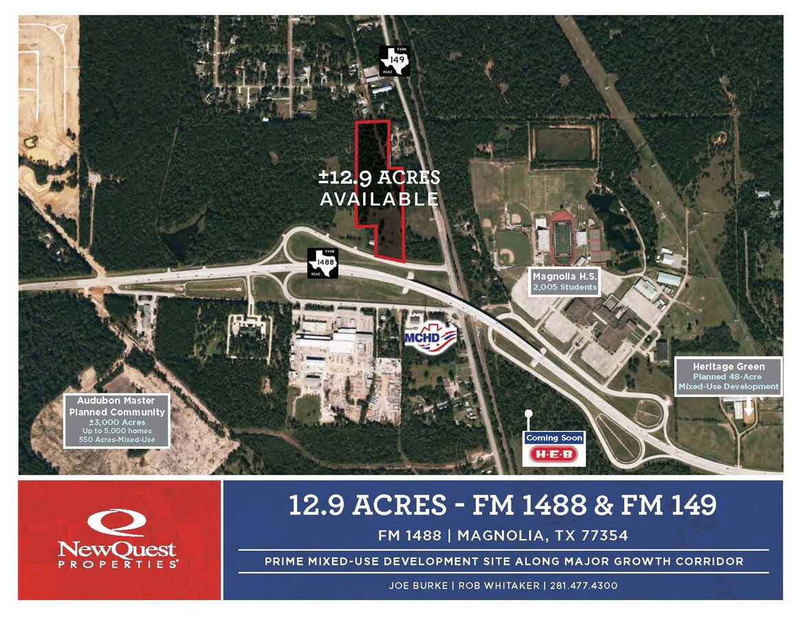 Land For Sale Fm 1488 Magnolia Tx