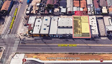 1420-1424 W Slauson Ave, Los Angeles, CA - AERIAL map view
