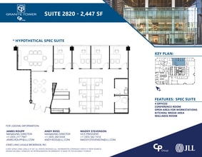 1099 18th St, Denver, CO for lease Floor Plan- Image 1 of 2