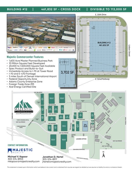 20600 E 35th Dr, Aurora, CO for lease - Site Plan - Image 1 of 27