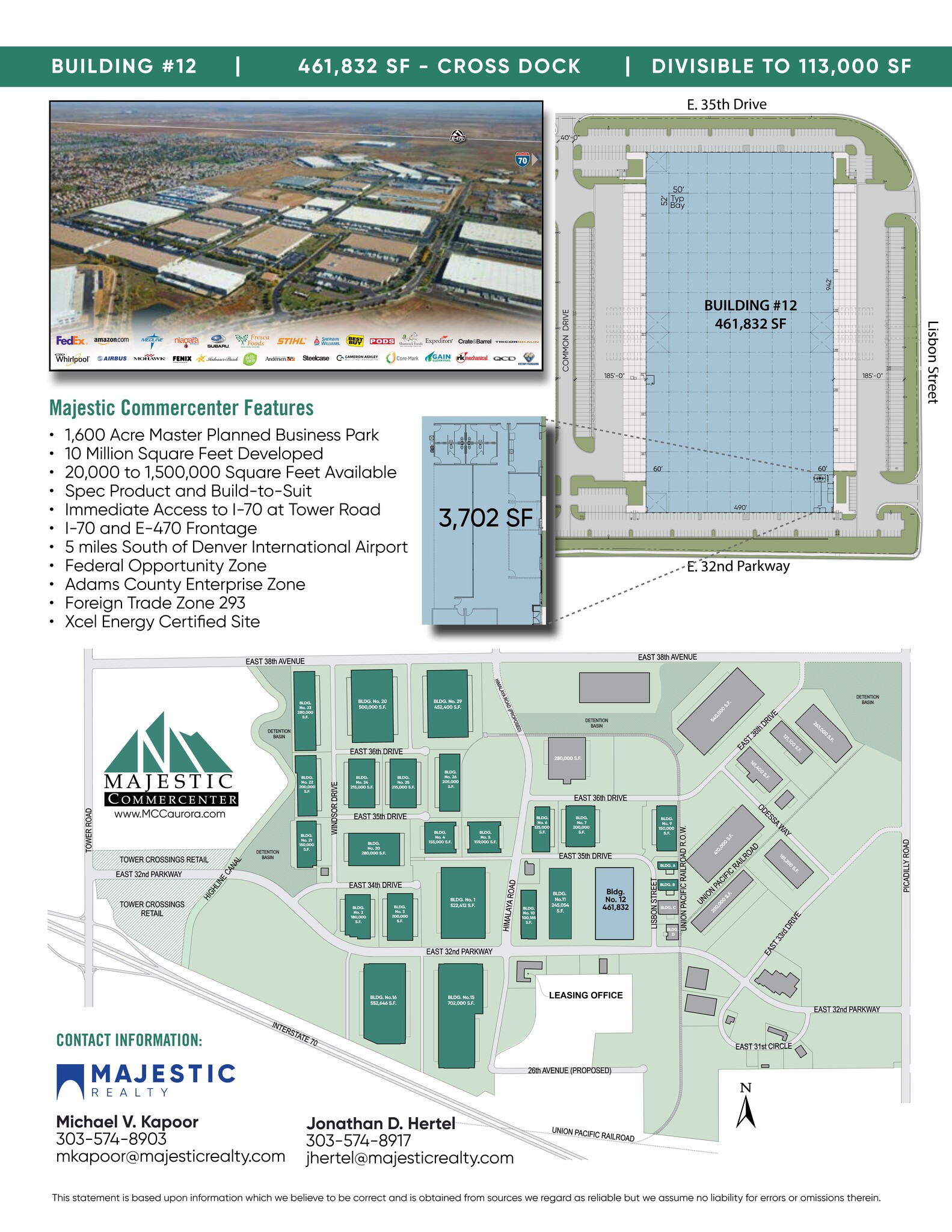 20600 E 35th Dr, Aurora, CO for lease Site Plan- Image 1 of 29