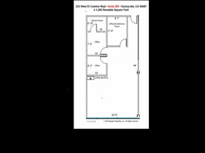 333 W El Camino Real, Sunnyvale, CA for lease Floor Plan- Image 1 of 1