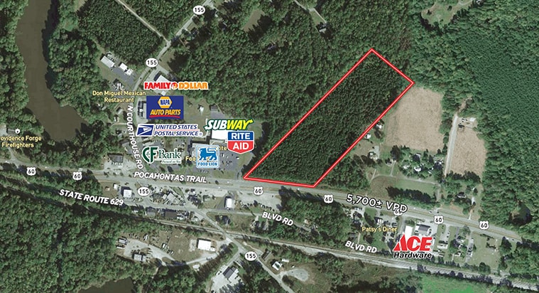 9126 Pocahontas Trl, Providence Forge, VA for sale Building Photo- Image 1 of 1