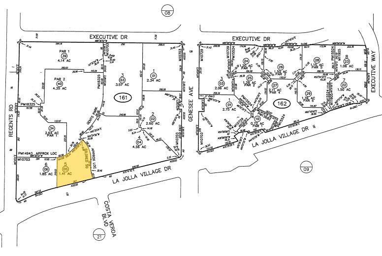 4180 La Jolla Village Dr, La Jolla, CA for lease - Plat Map - Image 2 of 18