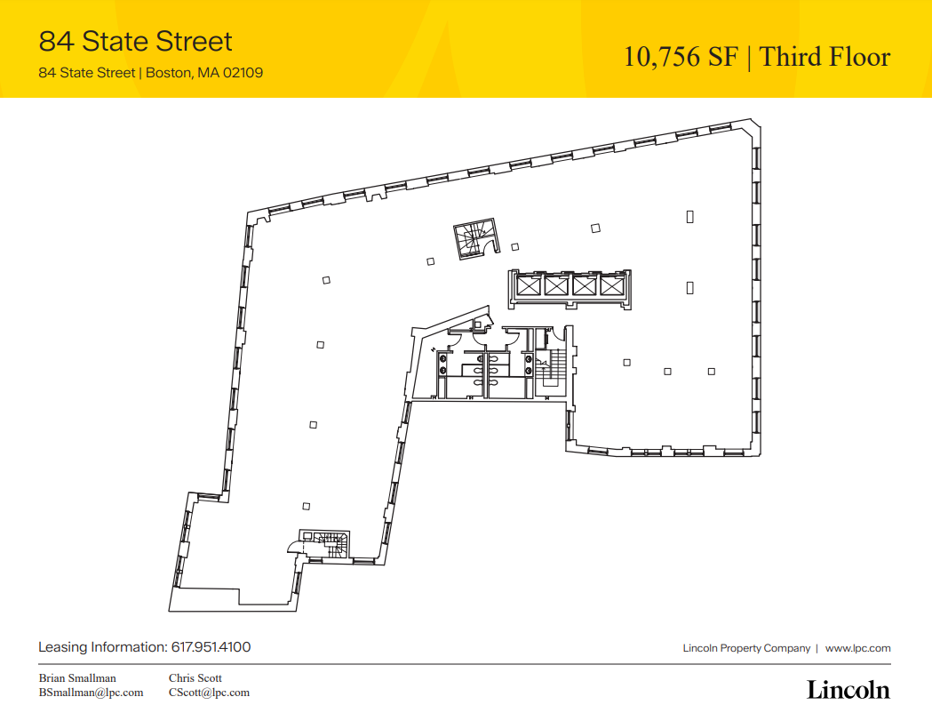 84 State St, Boston, MA for lease Floor Plan- Image 1 of 2