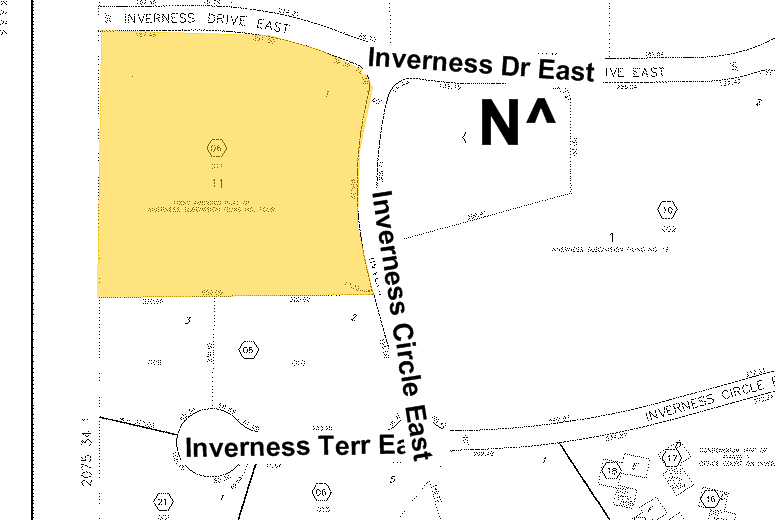 116 Inverness Dr E, Englewood, CO for lease - Plat Map - Image 2 of 11