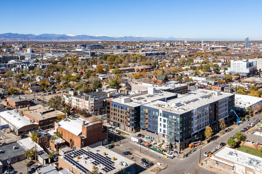 1010 N Santa Fe Dr, Denver, CO for lease - Aerial - Image 3 of 93