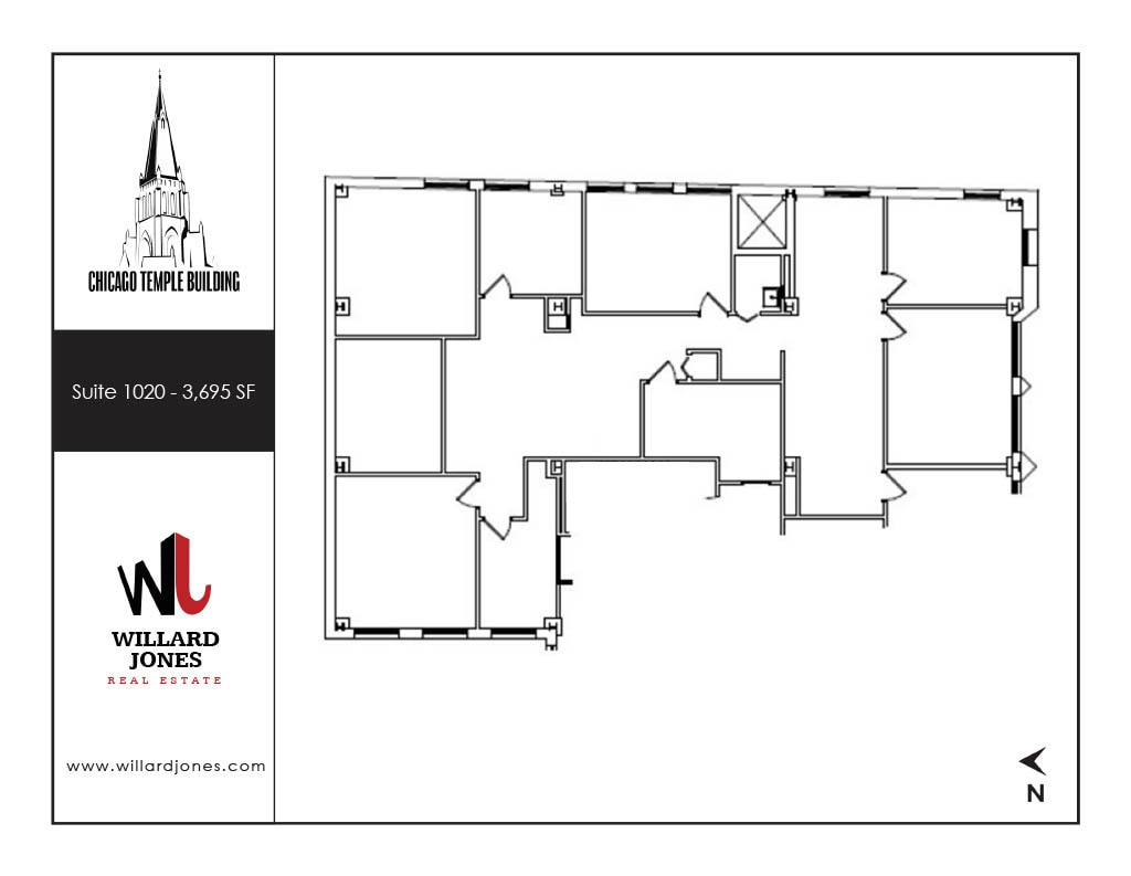 77 W Washington St, Chicago, IL for lease Floor Plan- Image 1 of 1