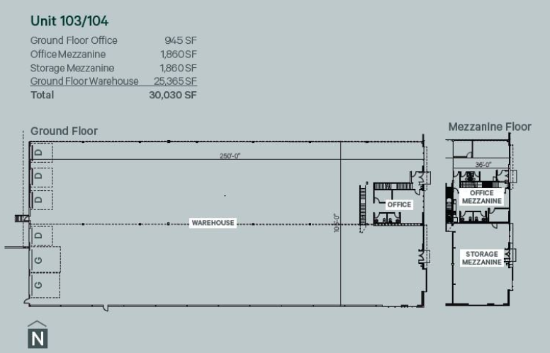 9489 200th St, Langley Twp, BC for lease Floor Plan- Image 1 of 1