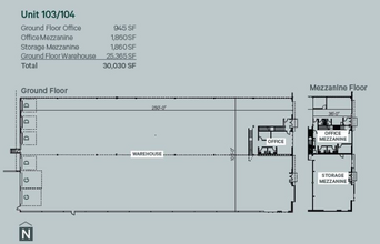 9489 200th St, Langley Twp, BC for lease Floor Plan- Image 1 of 1