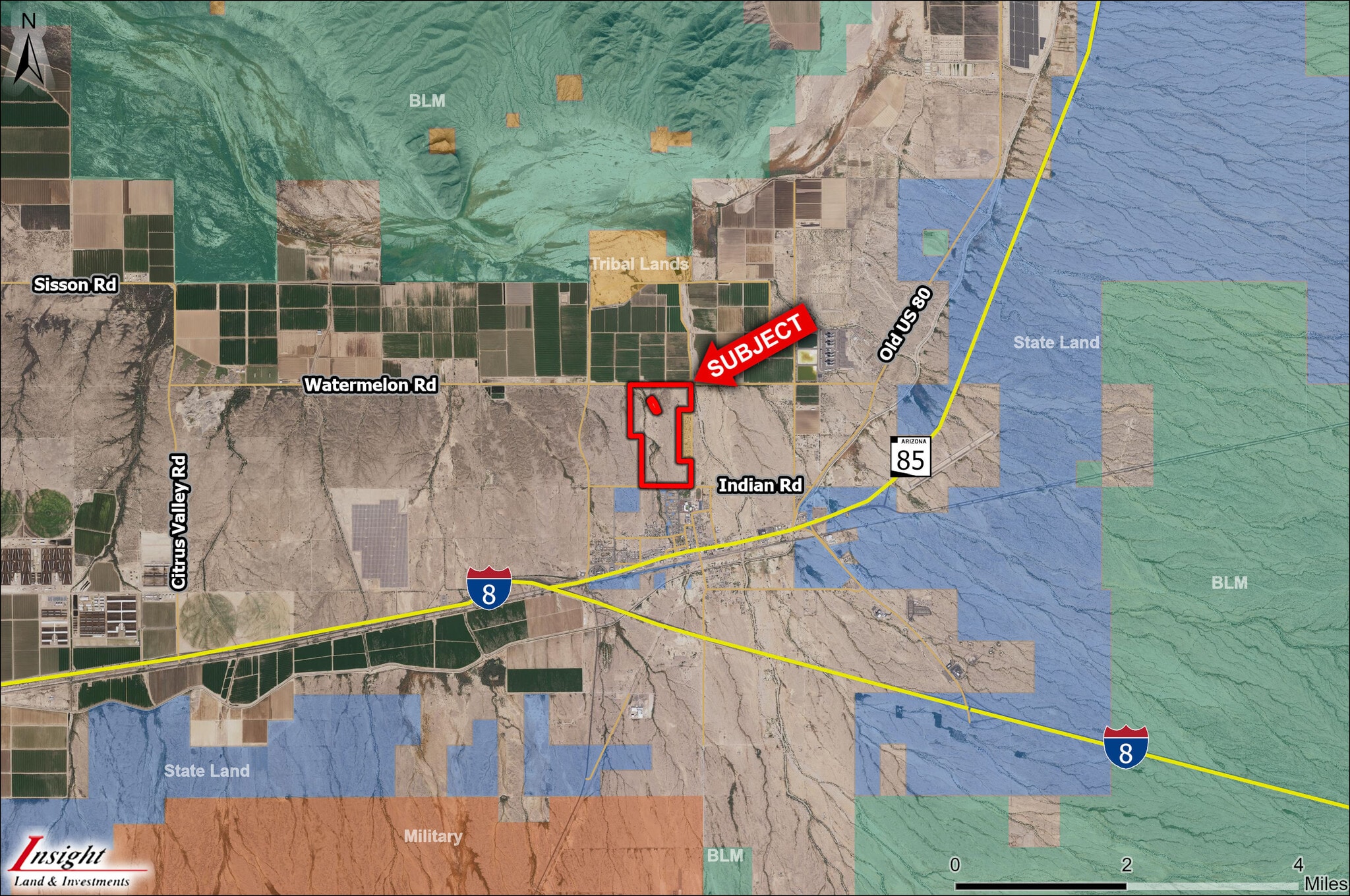 Watermelon Rd & Gila Blvd blvd, Gila Bend, AZ 85337 Land for Sale