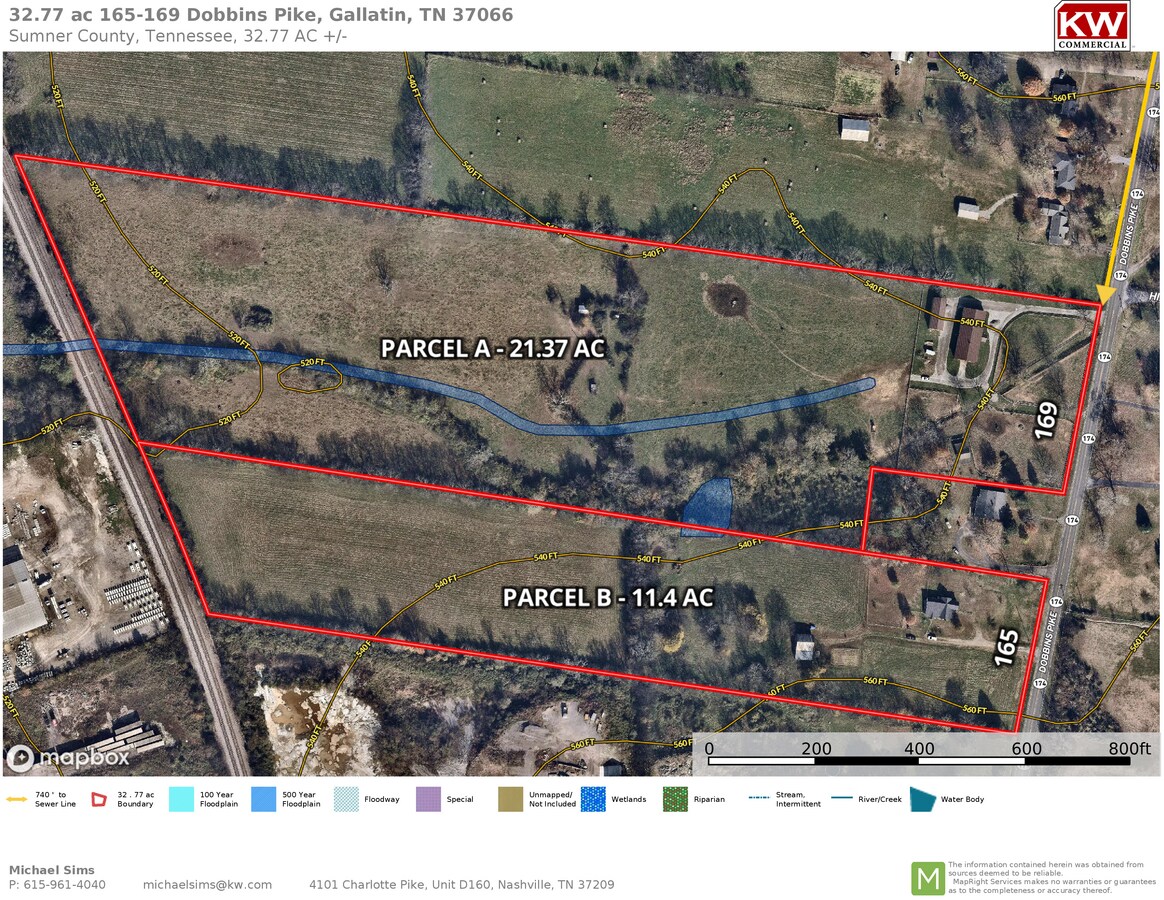 165 Dobbins Pike, Gallatin, TN 37066 32.77 acres prime residential