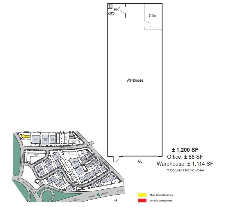 1591 S Sinclair St, Anaheim, CA for lease Floor Plan- Image 1 of 1