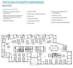 12121 Scripps Summit Dr, San Diego, CA for lease Floor Plan- Image 1 of 11