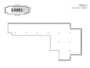 PENN 1, New York, NY for lease Floor Plan- Image 1 of 2