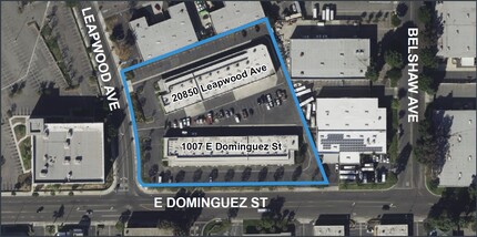 1007 E Dominguez St, Carson, CA - aerial  map view