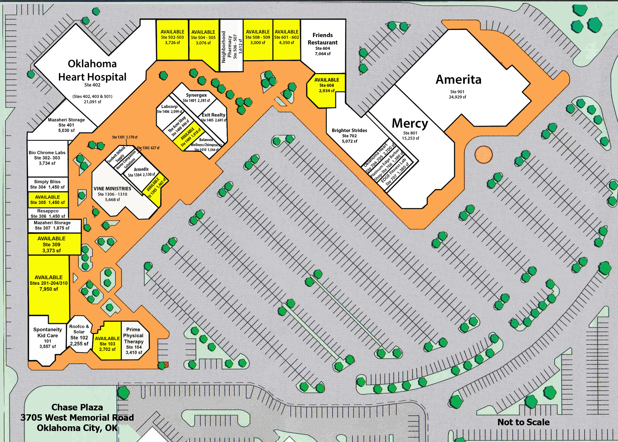 3705 W Memorial Rd, Oklahoma City, OK for lease Site Plan- Image 1 of 1