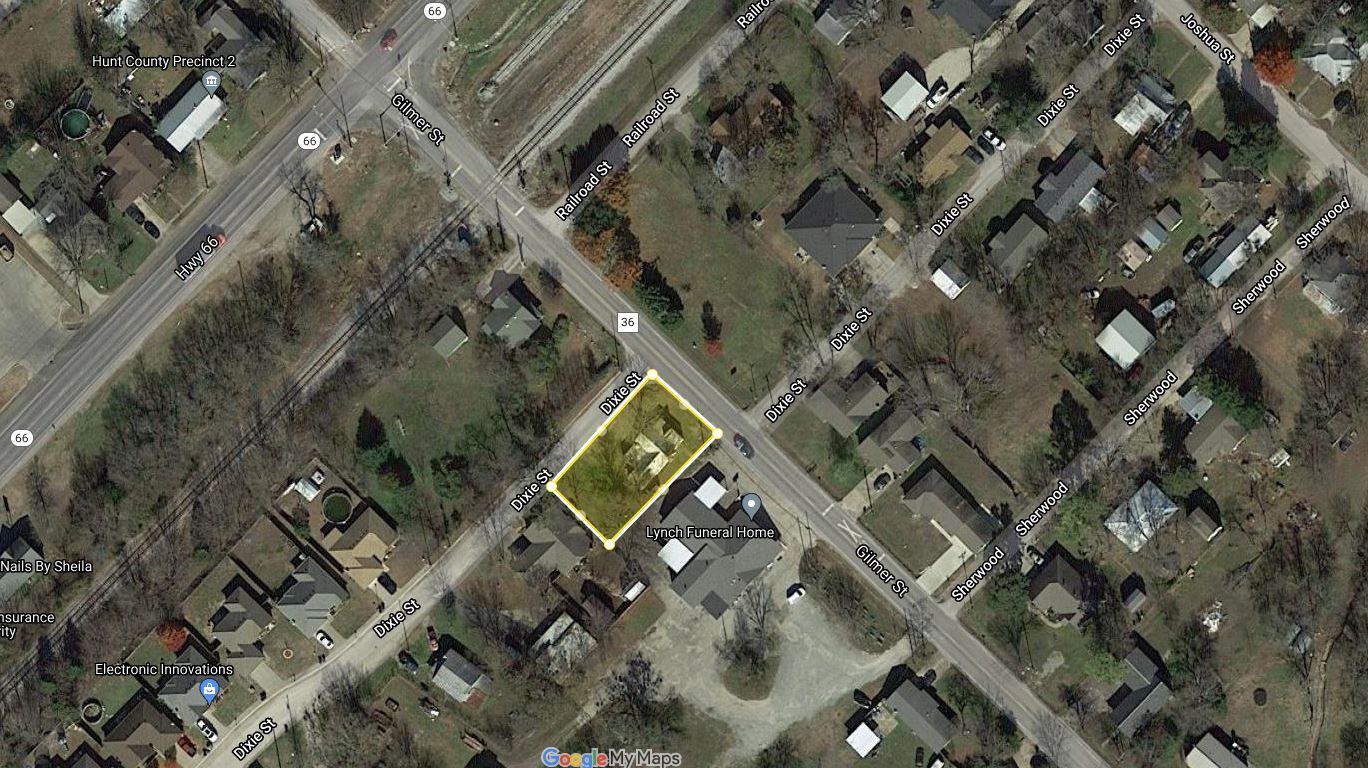 2207 Gilmer St, Caddo Mills, TX for sale Aerial- Image 1 of 1