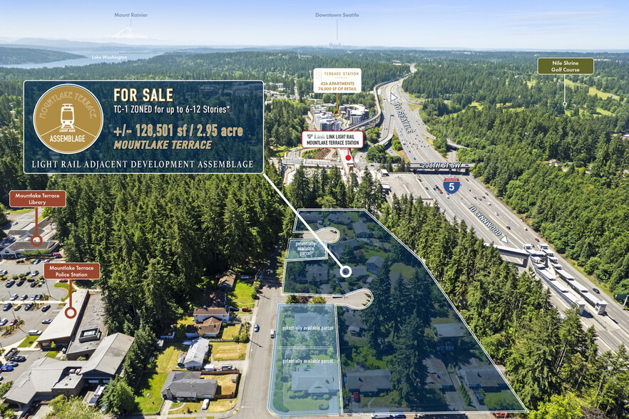 Mountlake Terrace Assemblage portfolio of 12 properties for sale on LoopNet.com - Aerial - Image 1 of 1