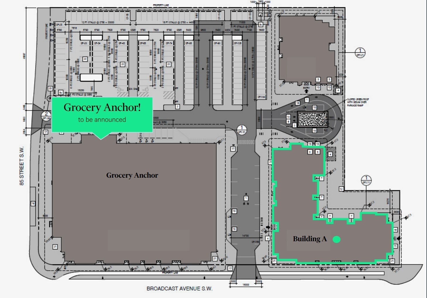 8417 Broadcast Av SW, Calgary, AB for lease Floor Plan- Image 1 of 1