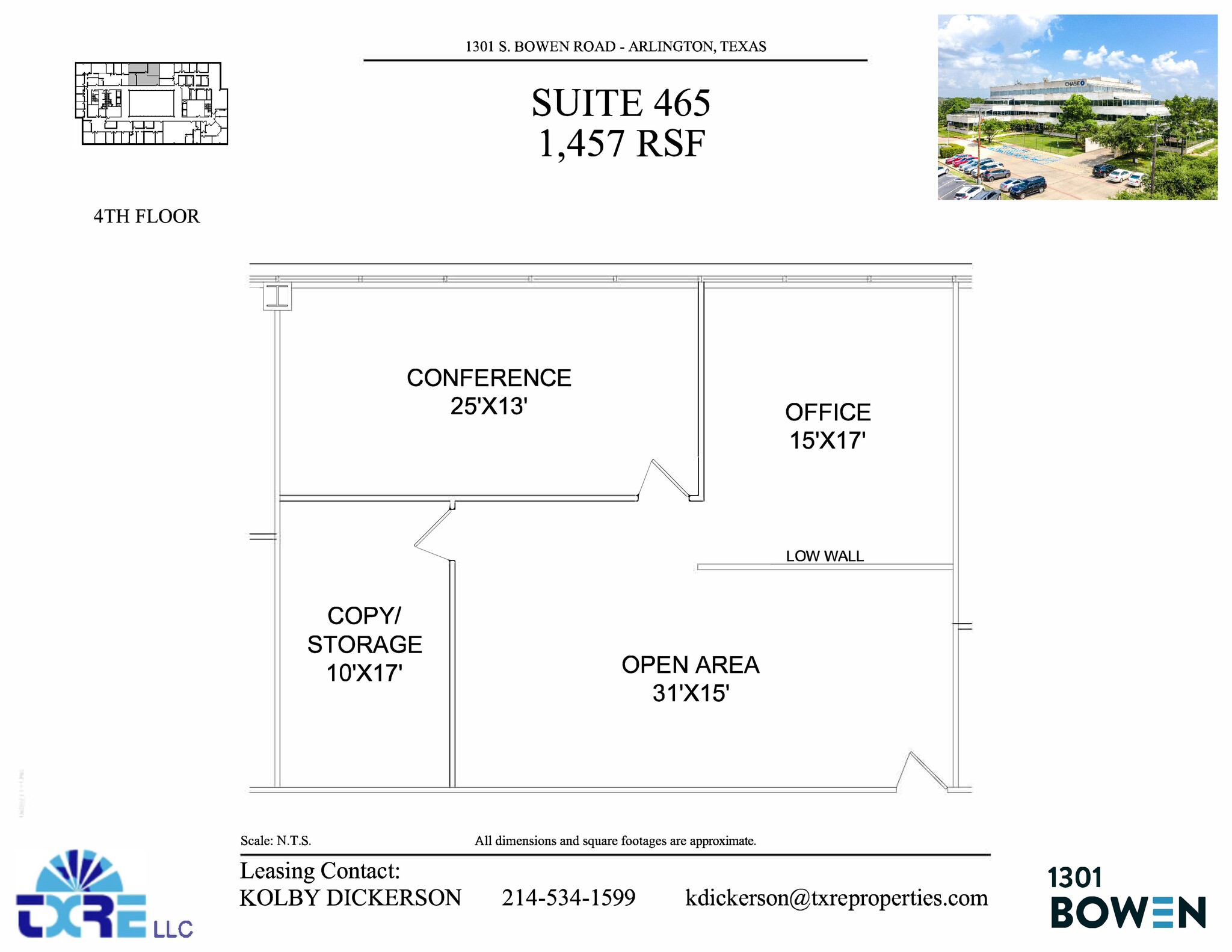 1301 S Bowen Rd, Arlington, TX for lease Floor Plan- Image 1 of 1