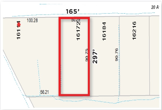 16184 20th Ave, Surrey, BC for sale - Plat Map - Image 2 of 3