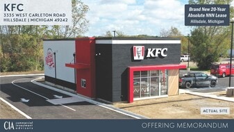 KFC – HILLSDALE, MI - NNN Property