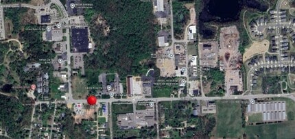 7620 Michigan 36, Whitmore Lake, MI - AERIAL  map view