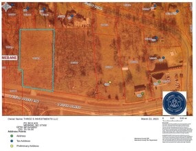1210 S Fifth St, Mebane, NC - AERIAL  map view