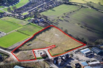 Dunston Rd, Chesterfield, DBY - aerial  map view