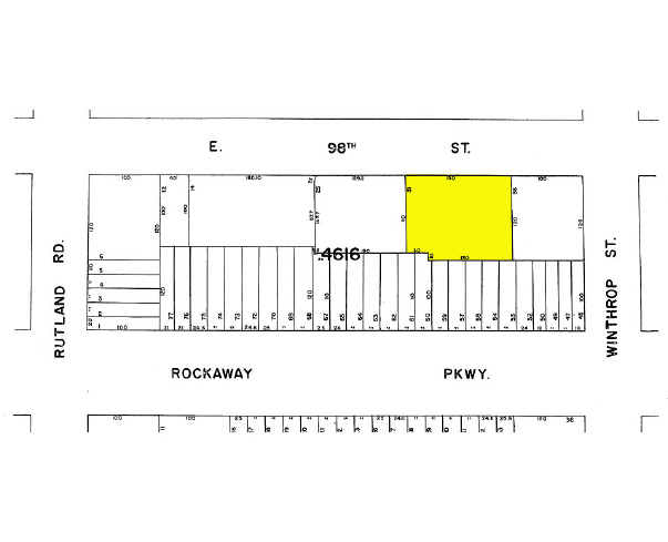 144 E 98th St, Brooklyn, NY for lease - Plat Map - Image 2 of 2