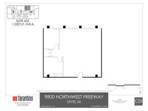 9800 Northwest Fwy, Houston, TX for lease Site Plan- Image 1 of 1