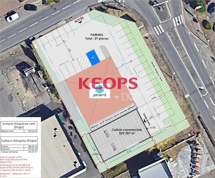 Retail in Beauzelle for lease - Floor Plan - Image 3 of 5
