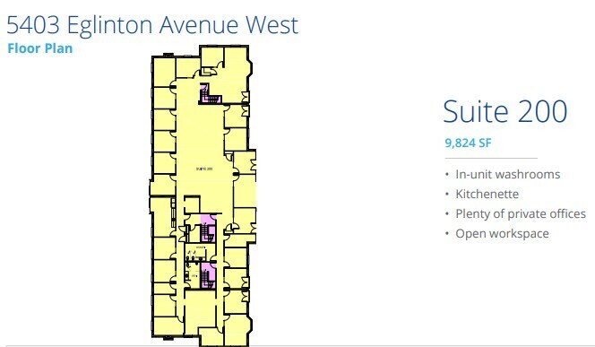 5397 Eglinton Ave W, Toronto, ON for lease Floor Plan- Image 1 of 1
