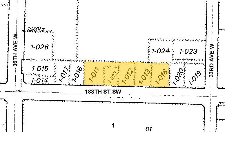 3405 188th St SW, Lynnwood, WA for lease - Plat Map - Image 2 of 5