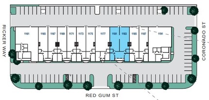 1161-1191 N Red Gum St, Anaheim, CA for lease Site Plan- Image 2 of 2