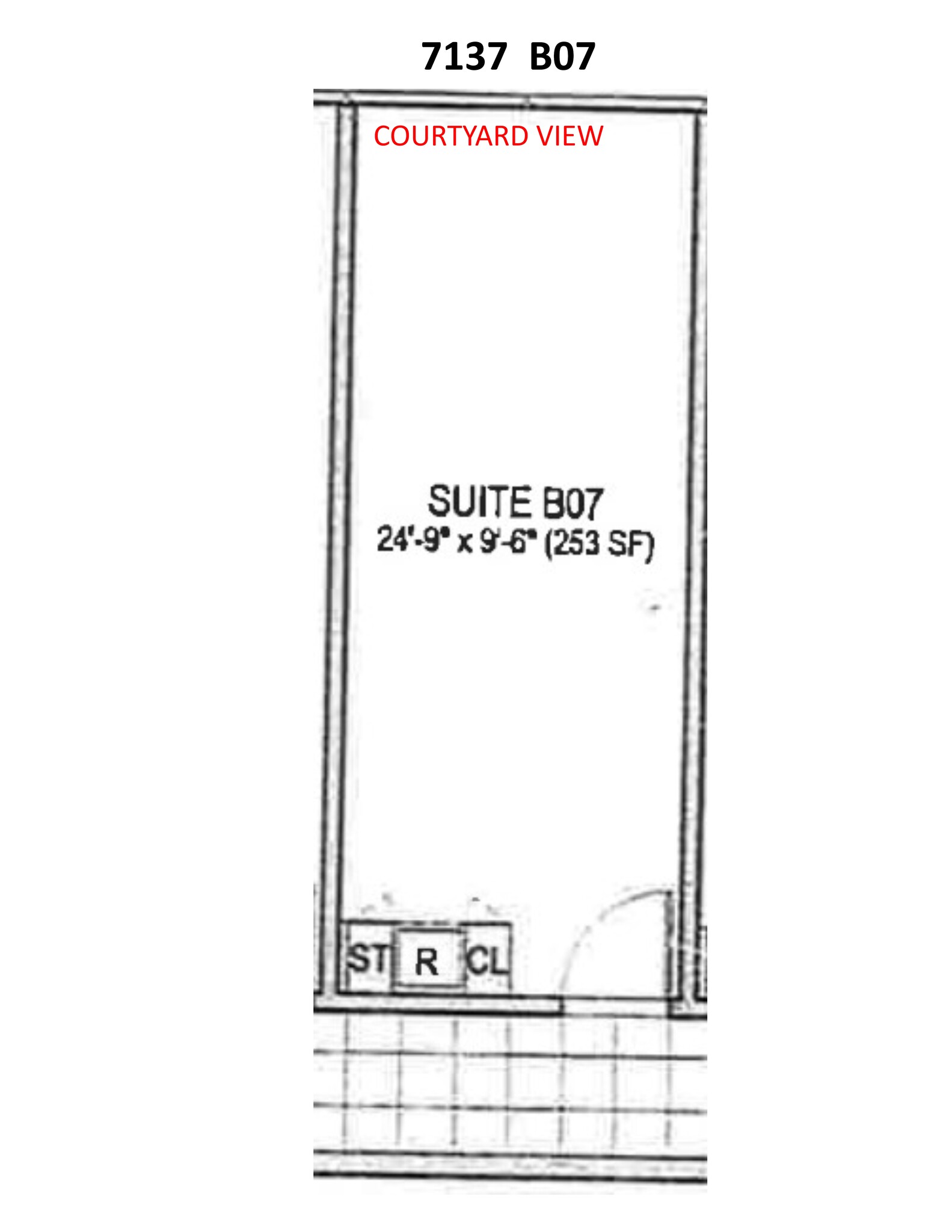 7137-7161 E Rancho Vista Dr, Scottsdale, AZ for lease Site Plan- Image 1 of 1