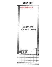 7137-7161 E Rancho Vista Dr, Scottsdale, AZ for lease Site Plan- Image 1 of 1