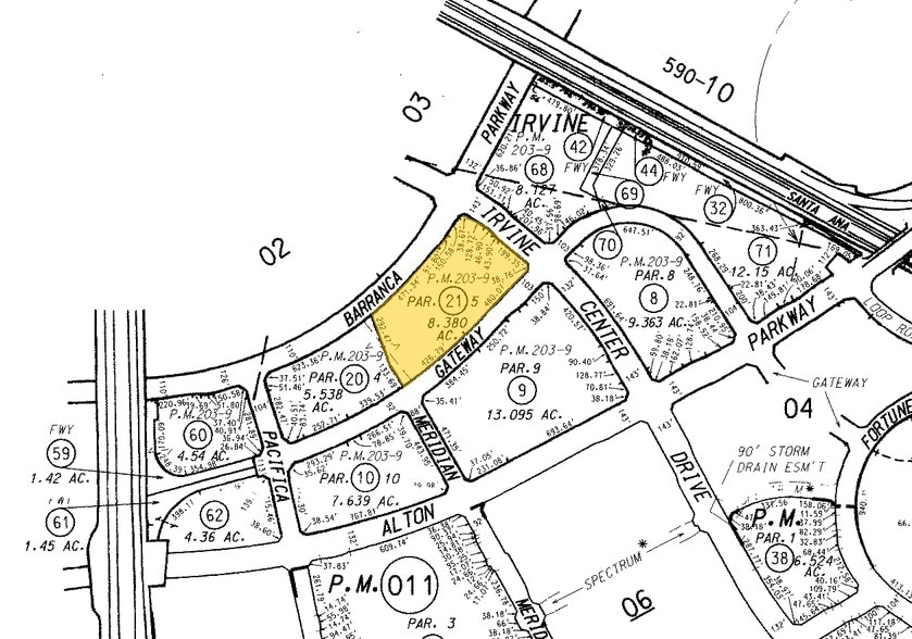7700 Irvine Center Dr, Irvine, CA for lease - Plat Map - Image 2 of 21