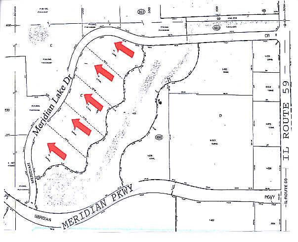 975 Meridian Lakes Dr, Aurora, IL for lease - Plat Map - Image 2 of 3