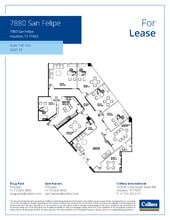 7880 San Felipe St, Houston, TX for lease Floor Plan- Image 1 of 1