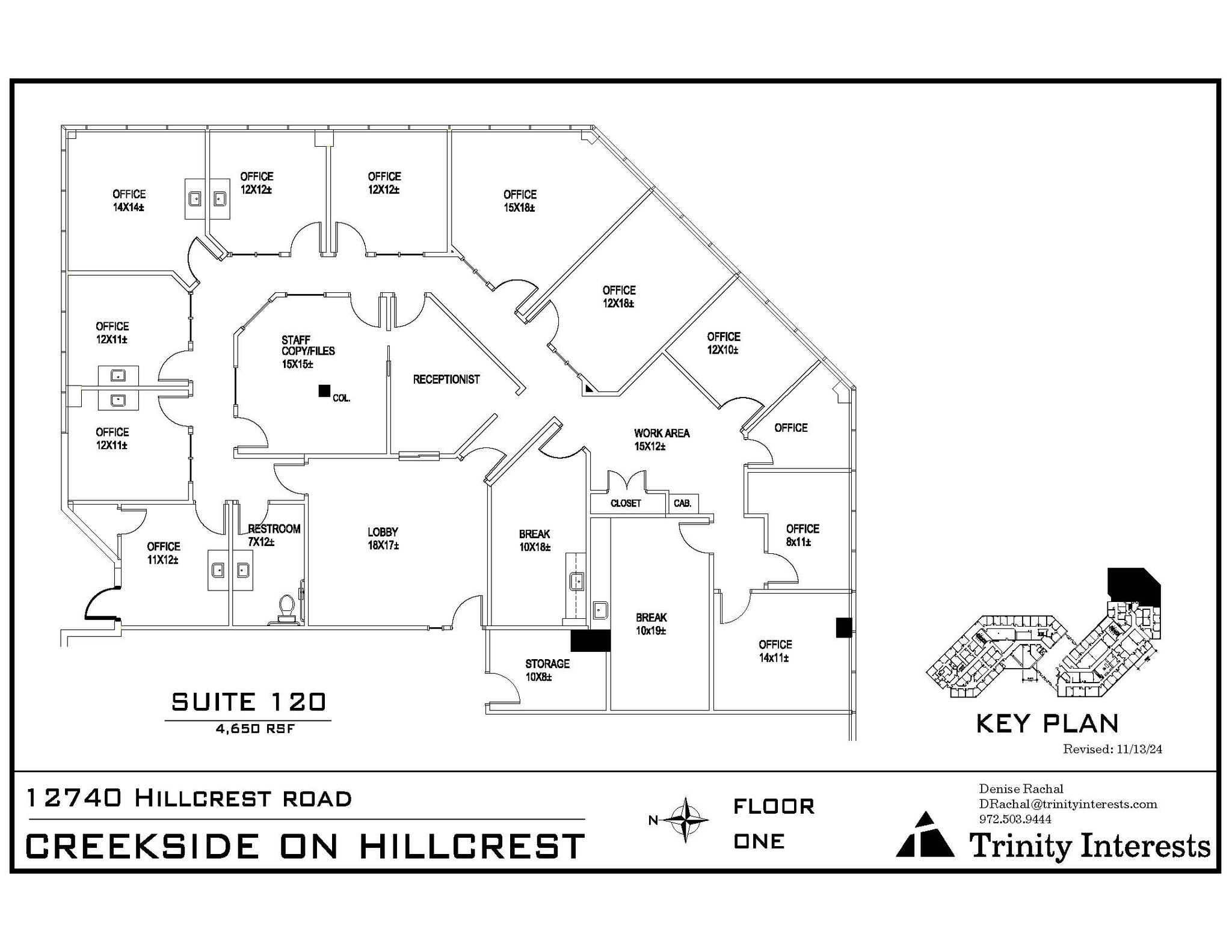 12740 Hillcrest Rd, Dallas, TX for lease Floor Plan- Image 1 of 1