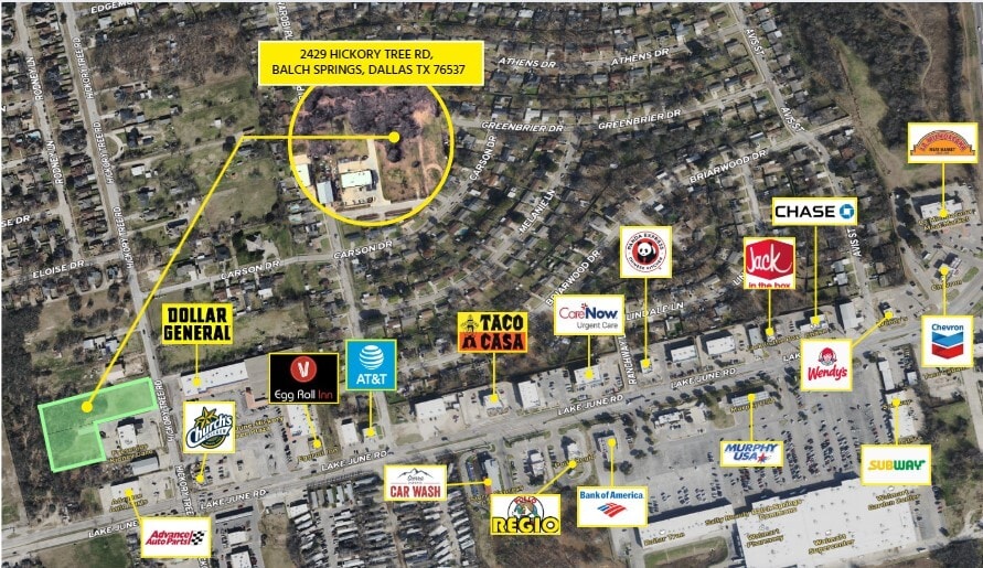 2429 Hickory Tree Rd, Balch Springs, TX for sale - Building Photo - Image 2 of 2