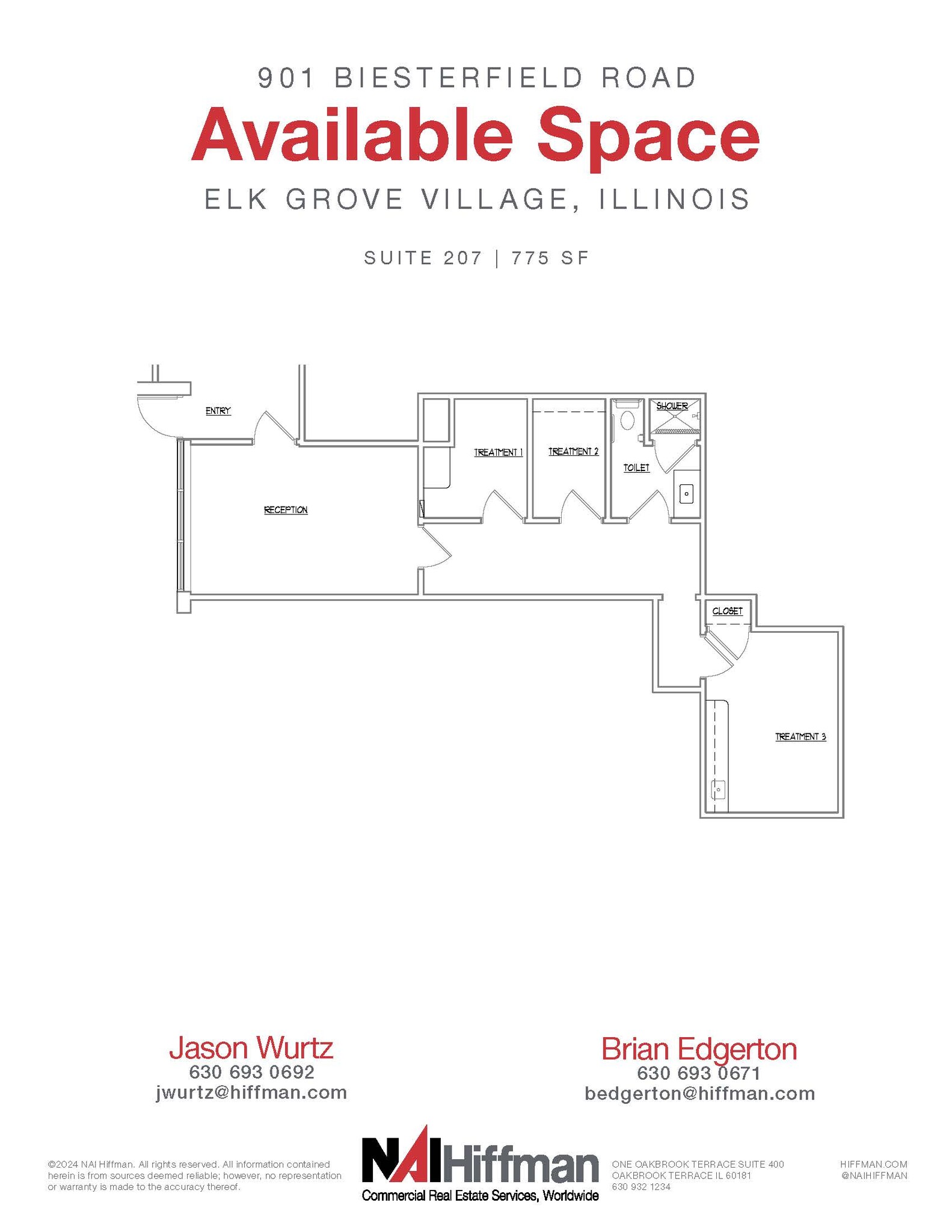 901 Biesterfield Rd, Elk Grove Village, IL for lease Floor Plan- Image 1 of 1